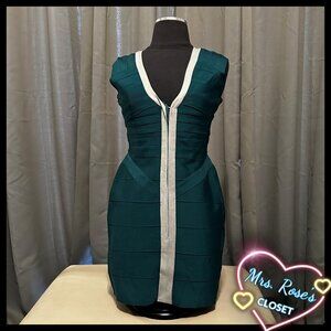 Teal Bandage Dress Size Large
